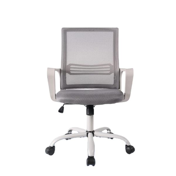 Swivel Desk Chair Silla Oficina Mesh Task Chair Ergonomic Mid Back for Adults