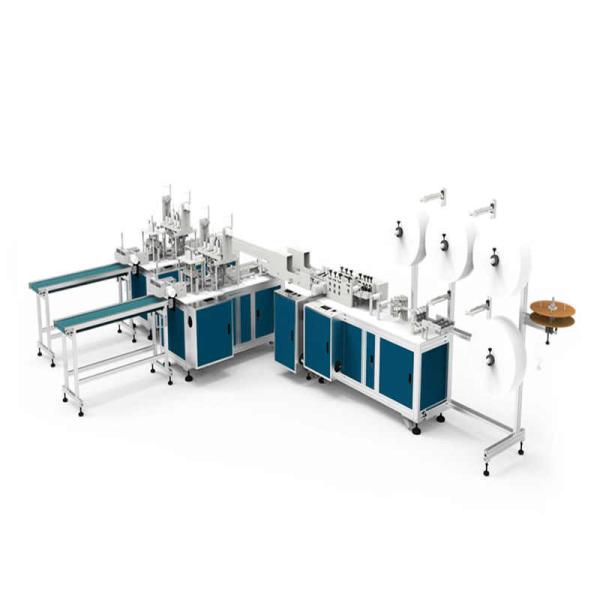 Aluminum Semi Auto Disposable Mask Making Machine For Earloop Face Mask
