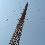 100 Meter Q345 Q235 Q420 Steel Structure Guyed Pole Tower Antenna Angle Lattice