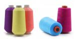 Raw white 50S/3 Poly Poly Core Spun Sewing Thread For Leather Products