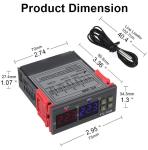 STC-3008 Digital Display Intelligent Double Control Electronic Temperature