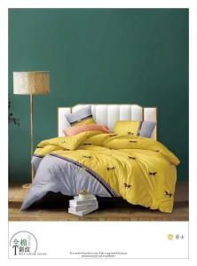 Wholesale 100% Soft Satin Cotton Reactive Print Customized Duvet Cover Bedding Set Home Textile from china suppliers