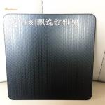 4*8FT Elegant Lines Etched Stainless Steel Sheet Black Pattern Oem