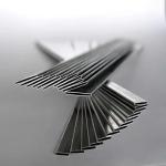 0.3mm Thickness Vertical Industry Silver Radiator Tube 42mm Width