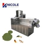 Stainless Steel Dry Floating Fish Feed Production Line Siemens Motor