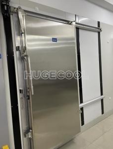 Wholesale Electric Sliding Door for Customized Cold Room 0.6mm Galvanized Steel 100mm Thickness from china suppliers