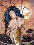 Neptune God Of Sea Round Mosaic Art Patterns Handmade Mosaic Craft Tiles 100 X