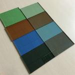 Light Green Dark Green Dark Blue Black Tinted Tempered Glass Colored Toughened