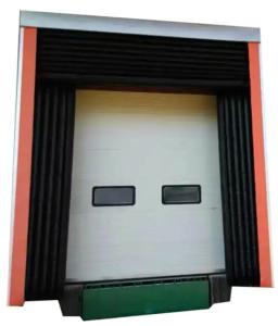 China Adjustable Loading System Dock Door Shelter PVC Plastic Rubber Construction Energy Efficient Good Sealing Between Dock Door And Truck on sale