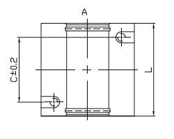 Linear bearings KBB-OP...B - Shaft Supporting Housing KBB16OP