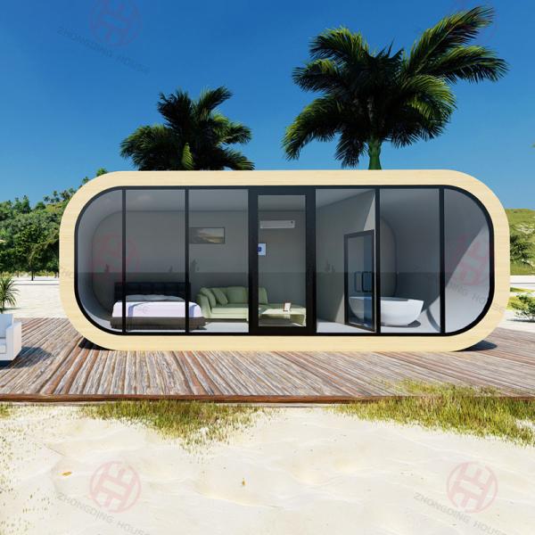 Indulge in Apple Cabin Luxury Sleeping Capsule Prefab Houses for Movable Prefab