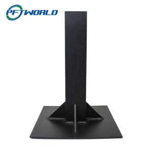 Wholesale Laser Cutting Sheet Metal Bending Services Black Bracket Computer Accessories from china suppliers