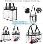 Popular Lady pu clear shoulder handbag for women, Eco Friendly Teen Fashion