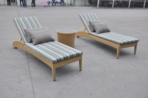 Wholesale hotel garden sun lounger rattan chaise lounge from china suppliers