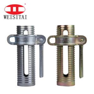 Wholesale Painted Silver Custom System Scaffold Components Prop Sleeve Thickness 2.5mm from china suppliers