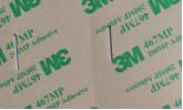 China 3M 467 Adhesive Tape 0.05mm Die Cut PCK Layflat Liner Humidity Resistant on sale