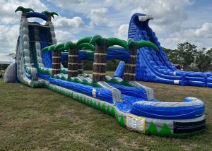 Wholesale Big Kid Inflatable Water Slides Outdoor Game PVC Giant Double Water Slide Inflatable from china suppliers