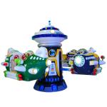 Sqv Kids Coin Operated Game Machine , Carousel Rotating Electric Kids Riding