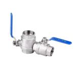 Silver Stainless Steel 201 DN8 Female Threaded Ball Valve with Customized