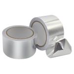 Glass Fiber Insulation Reinforced Aluminium Foil Tape Heavy Duty Silver Cloth