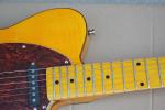 Custom Wholesale Yellow Body Electric Guitar with Red Tortoise Pickguard,Yellow