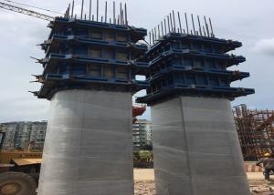 China Reusable Column Oval Type Pier Cap Formwork , Concrete Column Formwork on sale