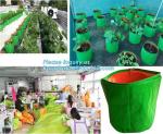 4 Pockets Permeable Non-woven fabric 26x65cmx1mm Vertical Wall Planting Bag for