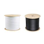 1 Core FTTH Drop Fiber Optic Cable GJYXCH With Messenger Steel Wire LSZH Jacket