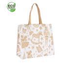 45 X 40 X 15CM Eco Friendly Accessories Custom Printing Woven Shopper 100% RPET