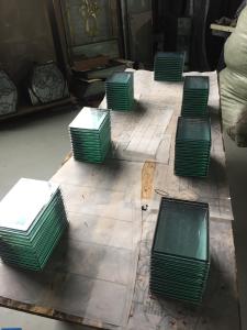 Wholesale 300*200MM clear insulated glass with 5MM beveled glass exported to America from china suppliers