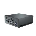 AMD Athlon Gold 3150U Black Mini PC With Aluminum Alloy Chassis For Home Office