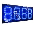 Auto Dimming Control Outdoor LED Gas Sign With Illuminated Pylon Led Price Signs