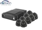 1080p Hybrid Mnvr 12 Channel mobile ip dvr Video Surveillance Train Digital MDVR