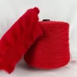 1.3cm feather yarn mink yarn 100% nylon or 100% polyester sweater yarn socks