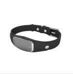 Black Red GPS Tracker Keychain 128g Dog Collar 500mAh