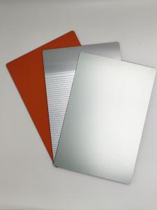 Wholesale Fire Rated Silver Colour ACP Sheet , Anodized Finish Aluminium Door Cladding from china suppliers