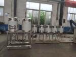 Two Vessel Homemade Beer Machine , Electric Home Brewing System With Wheels