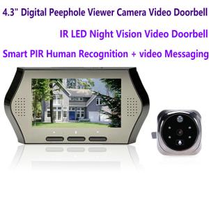 Wholesale 4.3&quot; LCD Electronic Door Peephole Viewer Camera Home Security DVR Night Vision Video Doorbell Door Phone Access Control from china suppliers