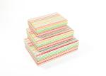 Silk Packaging Apparel Packaging Box With Lids Colorful Cardboard