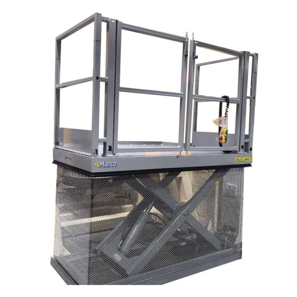 M1-010125-D2 Ce Hydraulic Mini Scissor Lift with Handrail Running Mode