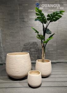 Wholesale Modern Fiber Clay Planter D430*H480 Enhance Your Plant Display from china suppliers