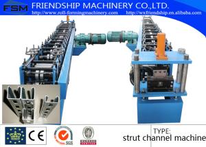Wholesale Solar Energy Rack Roll Forming Machine With Non Stop Punching System 41 x 21 / 41 x 41 from china suppliers