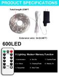 Leather Solar Panel String Light Waterproof Fairy Light For Outdoor Atmosphere