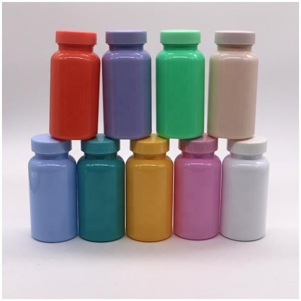 Custom Color 150mL/5oz PET Bottle for Tablets/Capsules/Powder/Pills and Embossed