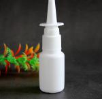 Nozzle Empty Nasal Spray Bottle Direct Injection 18ml HDPE Material