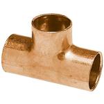 3/8" Inner Diameter 3 Way Equal Copper Tee Refrigeration And Air Conditioner