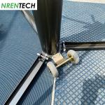 15m Manual Crank Up Telescopic Mast 10kg payloads-Aluminum Materials
