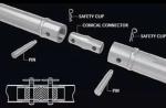 Black Silver Aluminum Truss Stage Light Frame , High Strength Aluminum Alloy