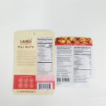 Custom Printed Food Grade Stand Up Packaging Bag Cashew Nut Zip Lock Pouch Heat