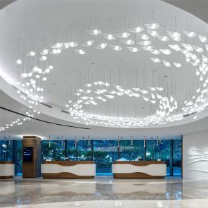 Wholesale Customized Ocean Theme Fish Lamp Ceiling Chandelier Art Galleries Assembly Hall from china suppliers